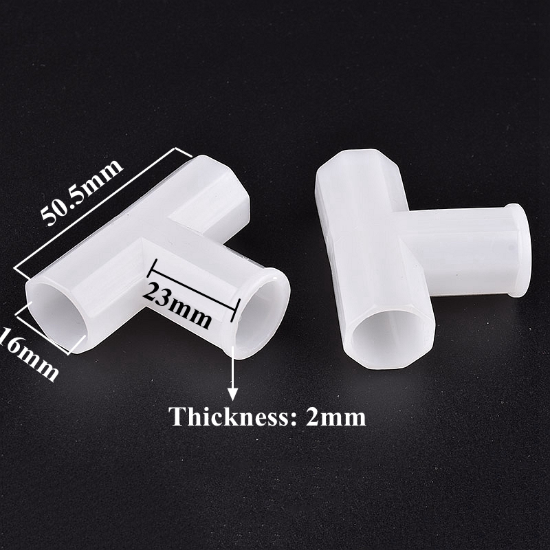 2-20Pcs Two TO Four Way Pipe Joint Plant Support Connector Wardrobe Fittings Shelf DIY Garden Plant Accessories Inner Dia 16mm: 4XL / Orange