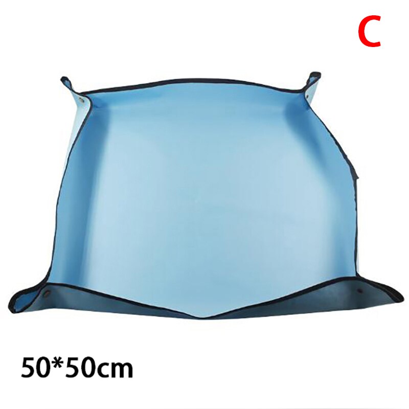 Blokada wodoodporna przeciw zabrudzeniom zagęścić umywalka poduszka mieszać gleby kwiat ziemi mata ogrodnictwo Podkładka wielokrotnego użytku składany garnek robić przesadzania: C