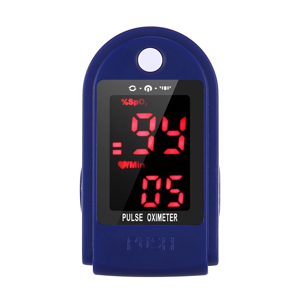 Led Digital Screen Fingertip Oximeter Highlight Display Oximeter Blood Oxygen Sleeping Monitor Detector Health Tool With Bag