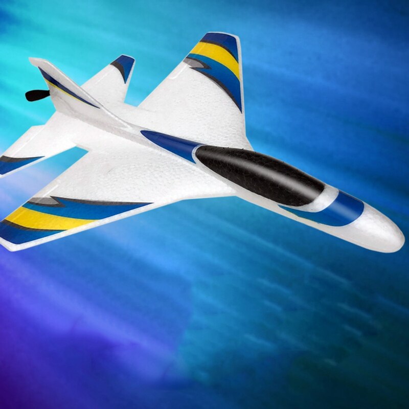 Elektrische Vliegtuig Fighter Bubble Plane Fixed-Wing Hand-Thg Vliegtuigen Model Lichtgevende Uitwerpen Speelgoed
