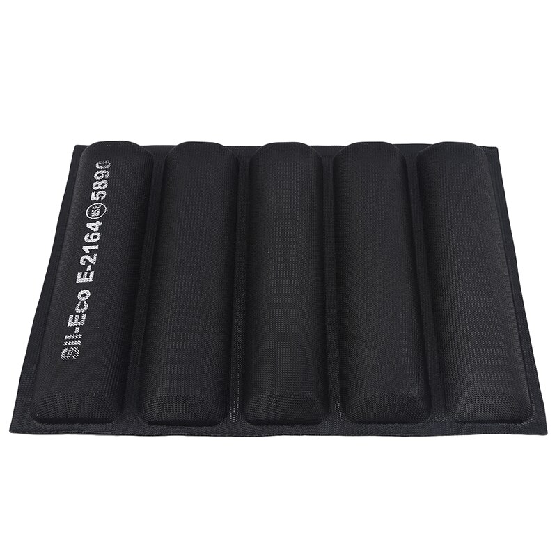 Waves Stokbroodpan, Geperforeerde Broodbak, Baguette Bakplaat, Kookoven Broodrooster Pan Anti-aanbaklaag Multi-Groeven, Baguette Bakken Bakvorm Keuken Tool(four slots
