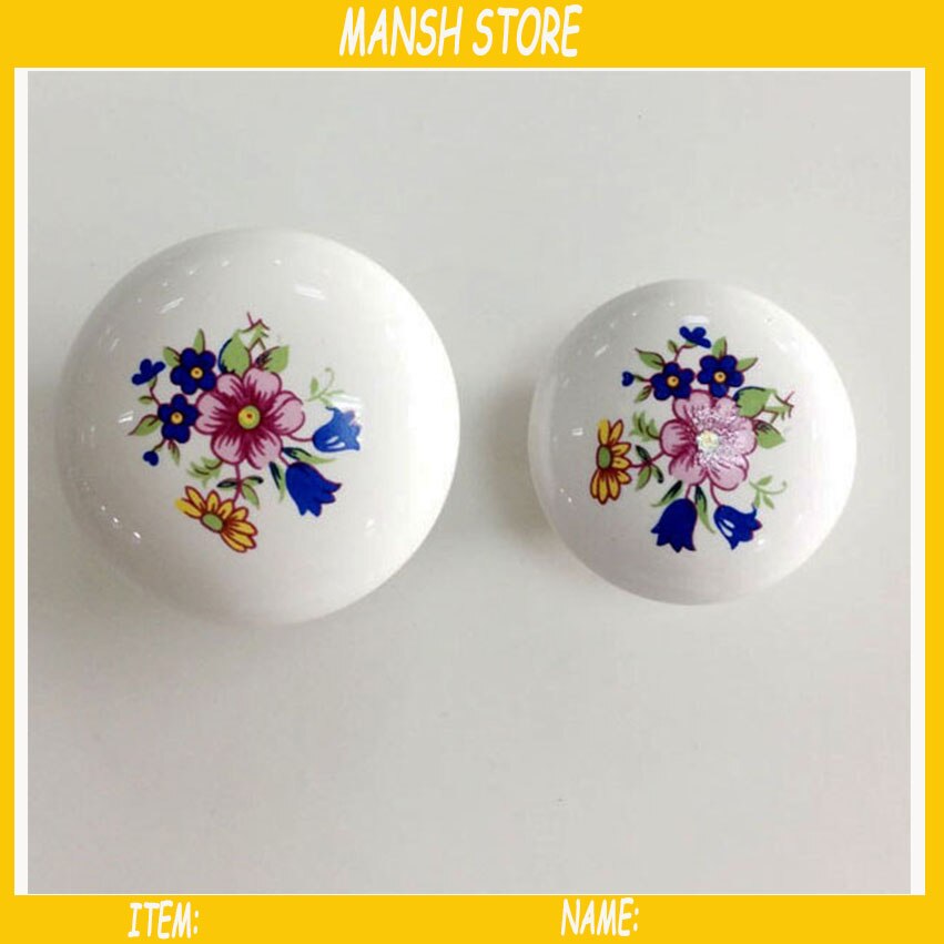 10pc/ parti morden porcelæn dørgreb antikt skabsgreb skabshåndtag