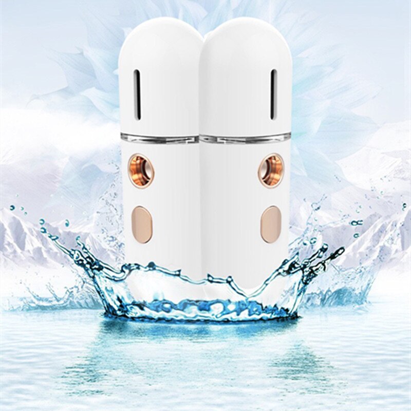 Ultrasone Mini Luchtbevochtiger Usb Oplaadbare Luchtbevochtiger Handheld Voor Thuis Auto Draagbare Stoom Gezicht Luchtbevochtiger