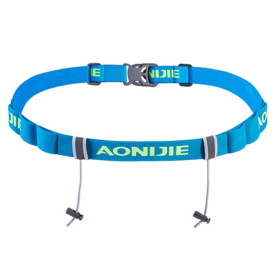 AONIJIE Outdoor Unisex Hardlopen Triathlon Marathon Race Aantal Belt Met Gel Houder Lopende Riem Motor Running Bag
