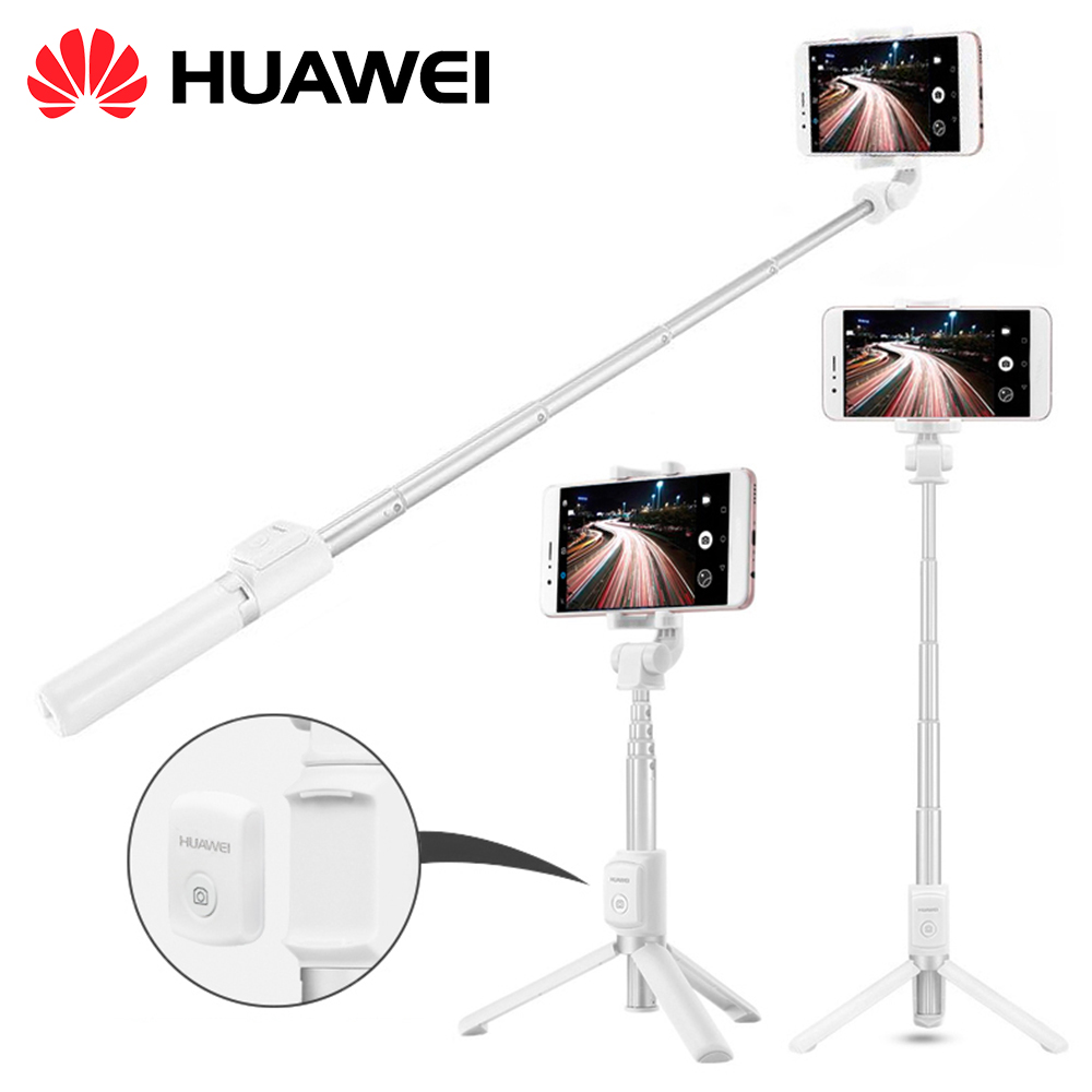 Huawei AF15 Draagbare Selfie Stok Statief Draadloze Bluetooth Afstandsbediening Reizen Monopod Handheld Voor Ios Android Telefoon