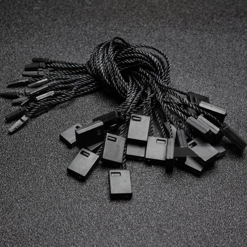 Gratis Bezorging Zwart En Waite Hang Tag String Hang Tag Strings Snoer Voor Kledingstuk Rijgen Prijs Hangtag Of seal Tag