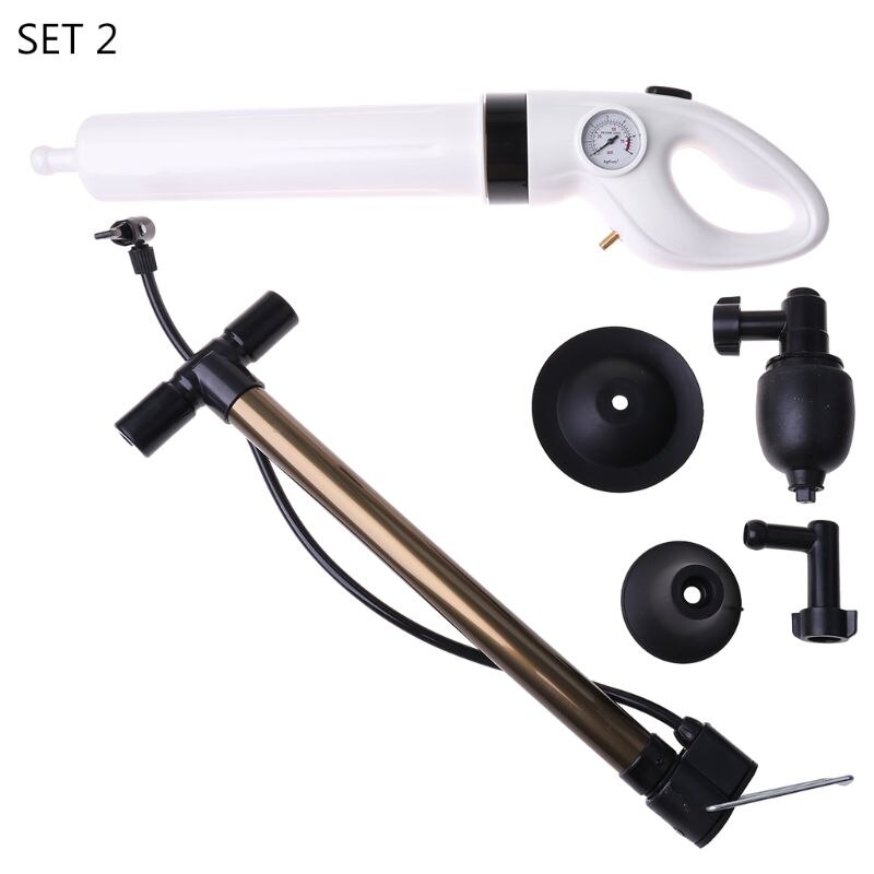 High Pressure Powerful Manual Air Drain Toilet Plunger Dredge Clog Remover For Toilets Kitchen Bathtub Showers Sink N1HA