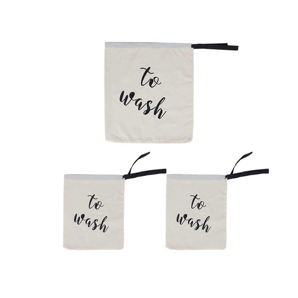 3 sztuk organizer bagażu ubrania schludny worek robić przechowywania sznurkiem worek robić przechowywania z angielskie litery na kempingu podróży worek na pranie