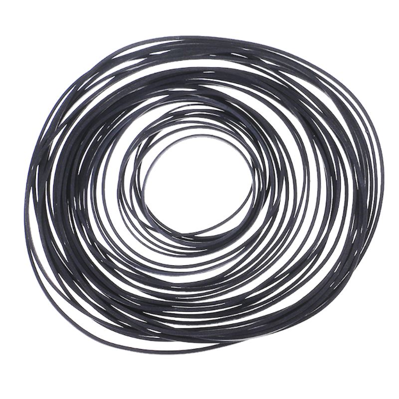 45-130MM uniwersalny 1mm szerokość kwadratowy pasek gumowy Mix kaseta magnetofonowa maszyna koło pasowe pas napędowy do rejestratorów Walkman DVD P9JD