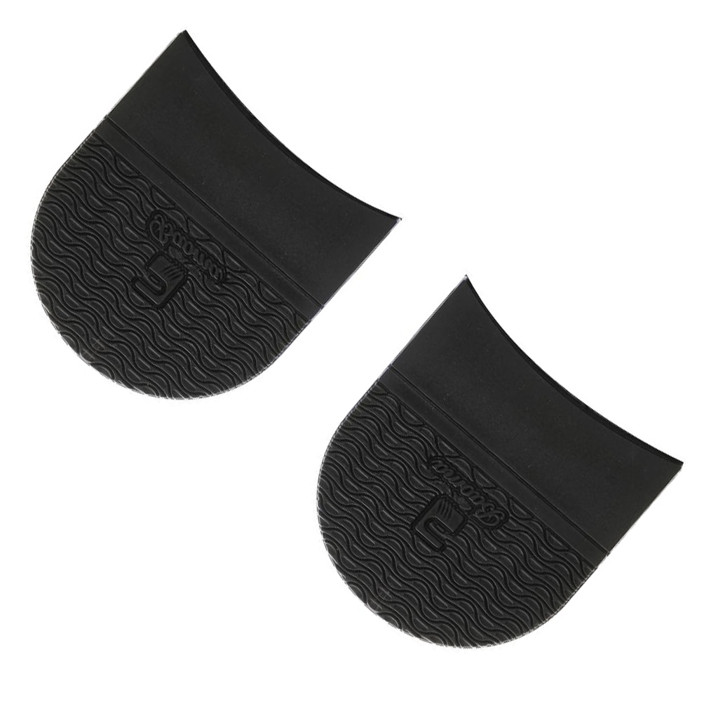 Almohadillas de goma antideslizantes para zapatos Unisex, almohadillas para los pies, grosor negro, plantilla para el talón, talla única de 6,5mm