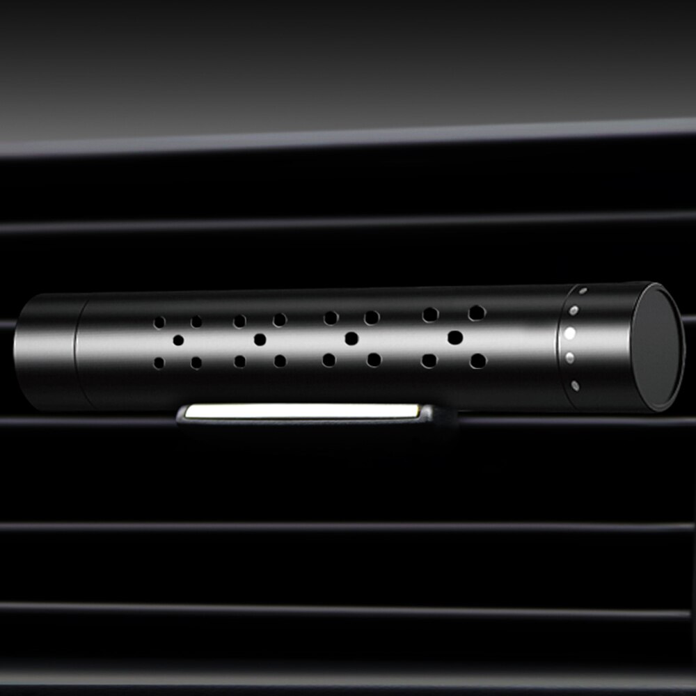 Tancredy Auto Lufterfrischer Geruch in Auto Styling Air Vent Parfüm Aroma Lufterfrischer Diffusor für Auto Innen Zubehör: black