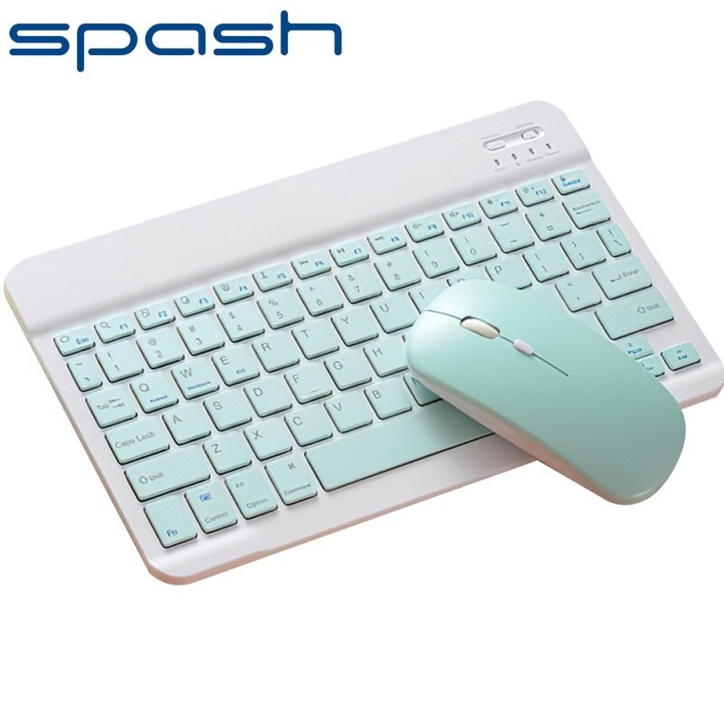 Spash Universele Bluetooth Toetsenbord Muis Sets Ultra Dunne Draagbare Draadloze Muis Toetsenbord Voor Computer Laptop Tablet Mobiele Telefoon