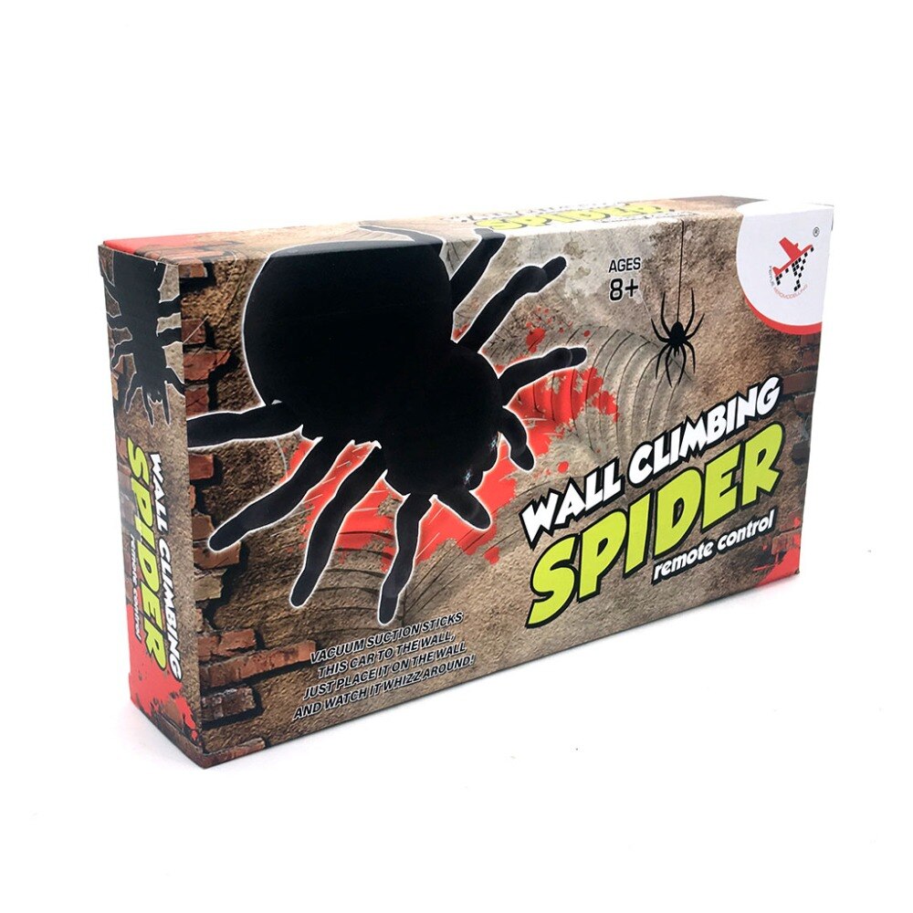 RC Spider Remote Control Spider Scary Wolf Spider Robot Realistic Novelty Toys Halloween