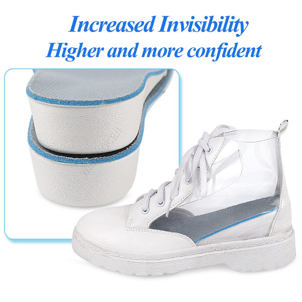 WINRUOCEN Height Increase Insole EVA Insoles Men Women Silicone Soles Gel Orthopedic Heel Lift Increase Shoes accessories