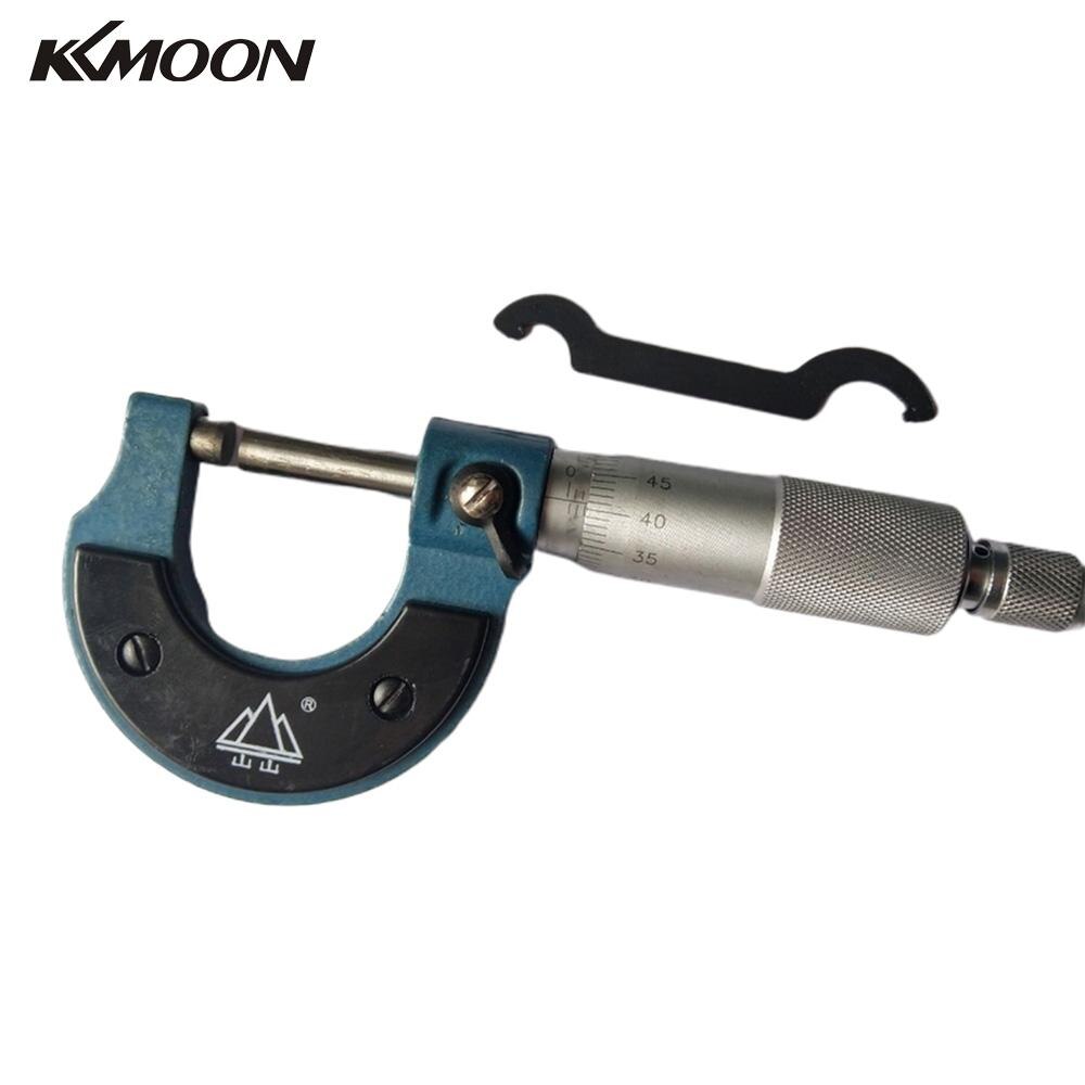 KKMOON Portable 0-25mm Outside External Metric Gauge Micrometer Measuring Tool Machinist Measuring