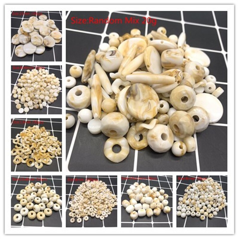 Lvory Acrylic Beads Earrings Necklace Accessories Beads For Jewelry Making DIY Jewelry Necklace Accessories