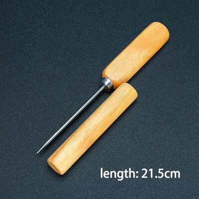 Isplock - robust isflismaskin, bartenderkniv, iskniv , 304 rostfritt stål med tre stift iskross för cocktailbartender: Icepick 21.5cm
