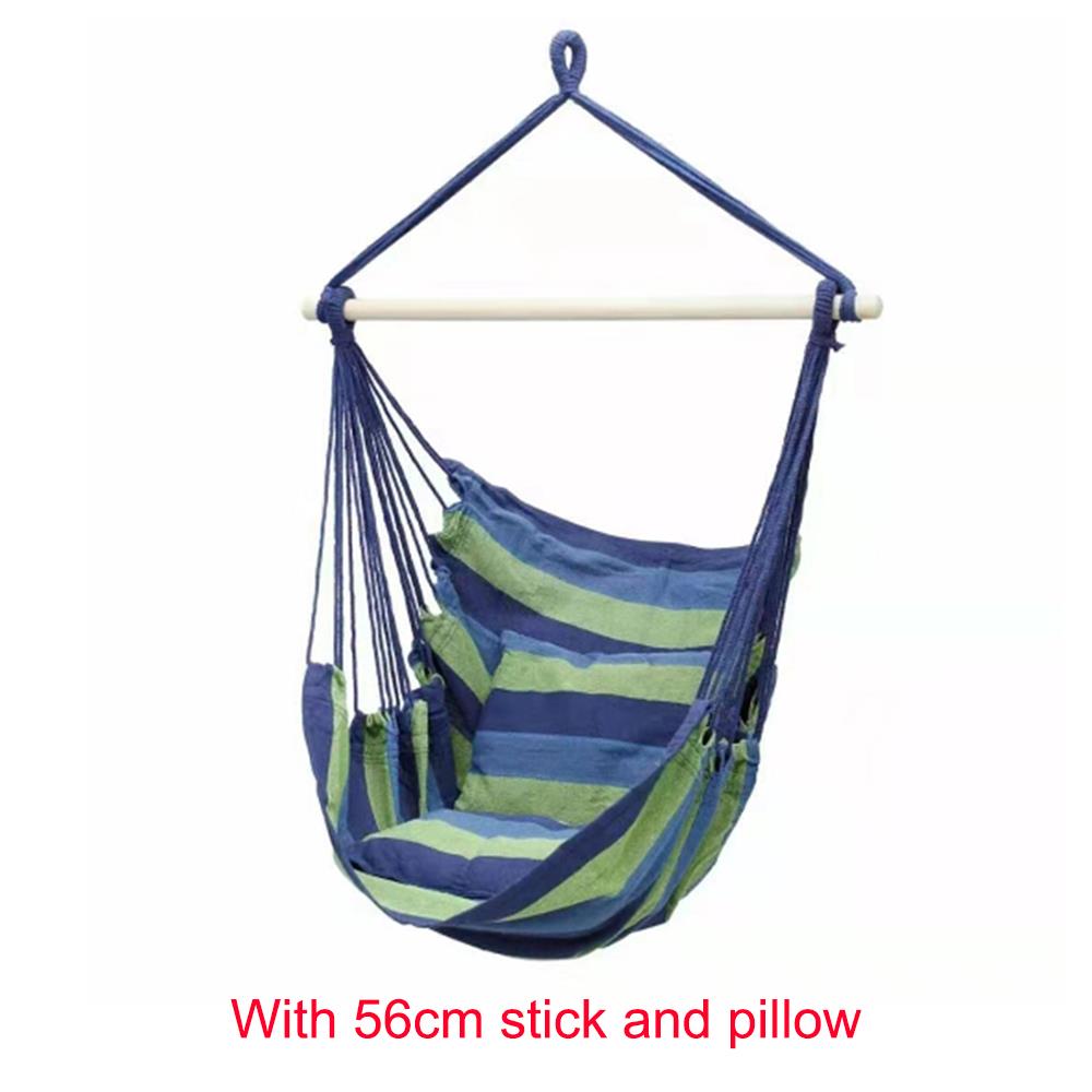 150kg hammock cadeira balanço forte 5 cor ao ar livre mobiliário adulto berço relaxar estudante hammock dormitório pendurado rede: 4