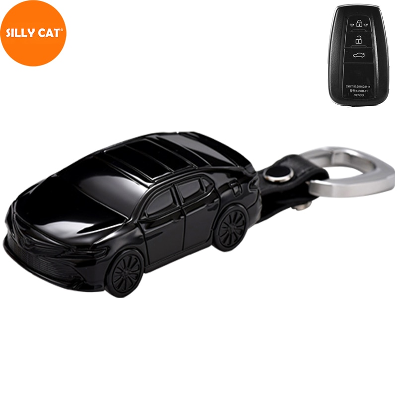 Automalli auto avainkotelo kansi fob avaimenperä puku toyota camrylle  v7 va7 vh7 chr  x1 corolla  e21 rav 4 v 5 prado avalon axxa 50