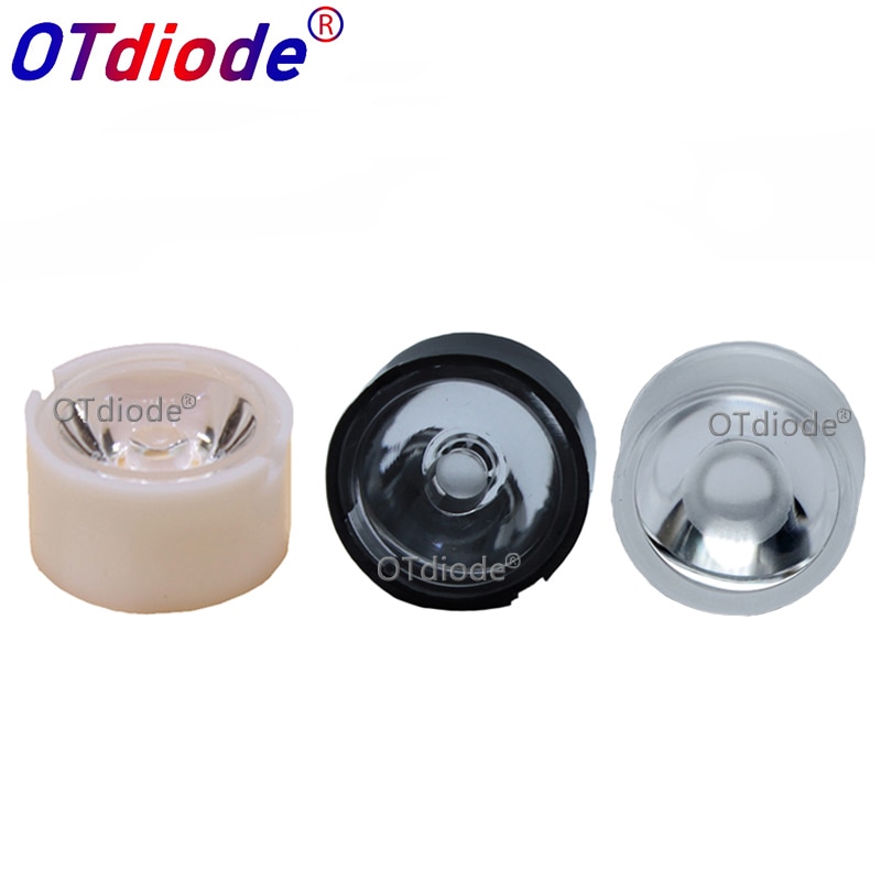 10 pièces 13mm lentilles led cree 10 30 45 60 90 degrés xpe 2 xpg 2 xte épiled/semiled 3535 3030 émetteur plano réflecteur collimateur