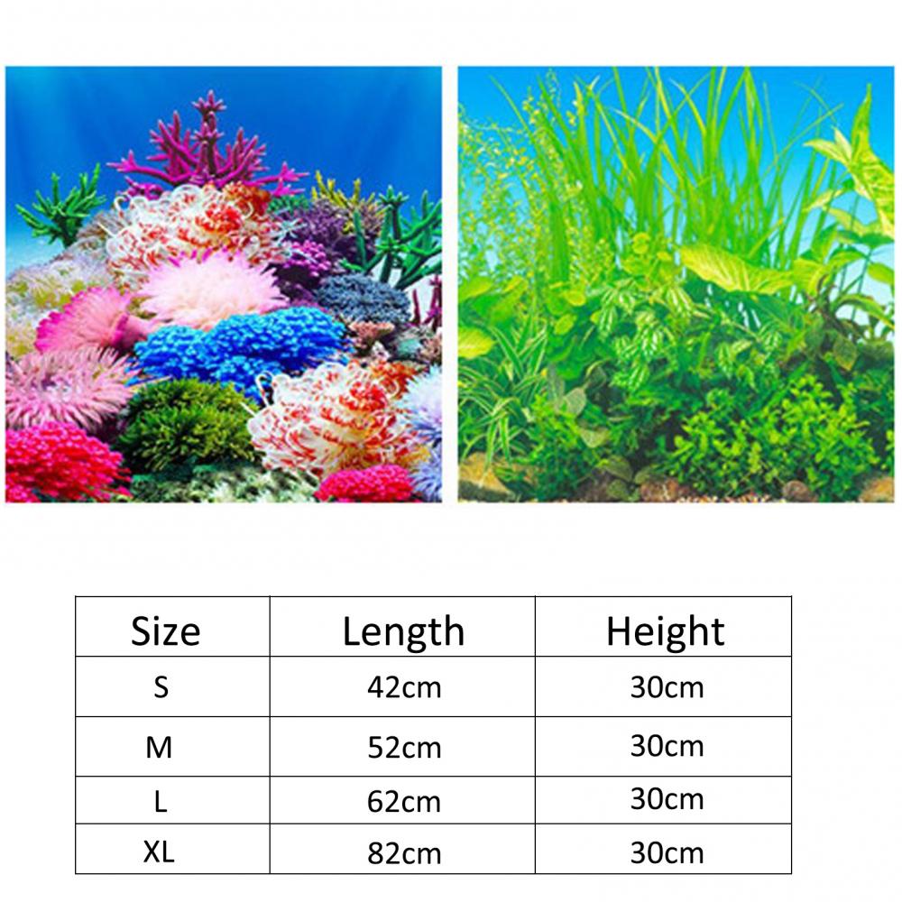 Aquarium Background Poster Ocean Self-adhesive – Grandado