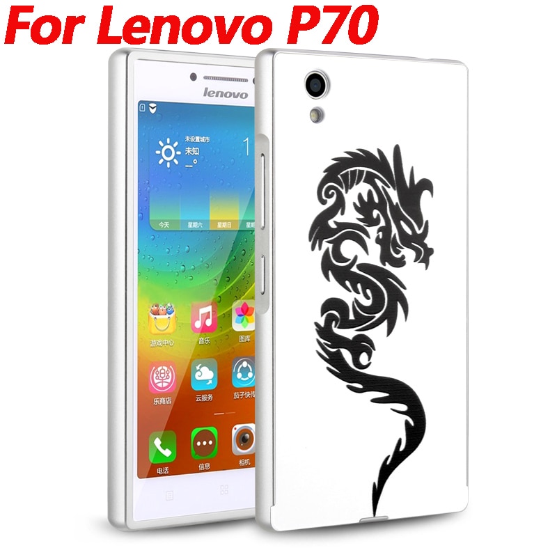 For Lenovo P70 Case Luxury Mirror Cover Metal Aluminum Bumper Frame Case For Lenovo P70 Case P70-T Gold Plated PC Back Cover 5.0