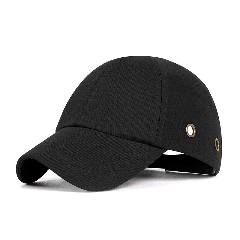 Brand Bump Cap Work Safety Protective Helmet Hard Baseball Hat Style For Factory Shop Carrying Head Protection: Black