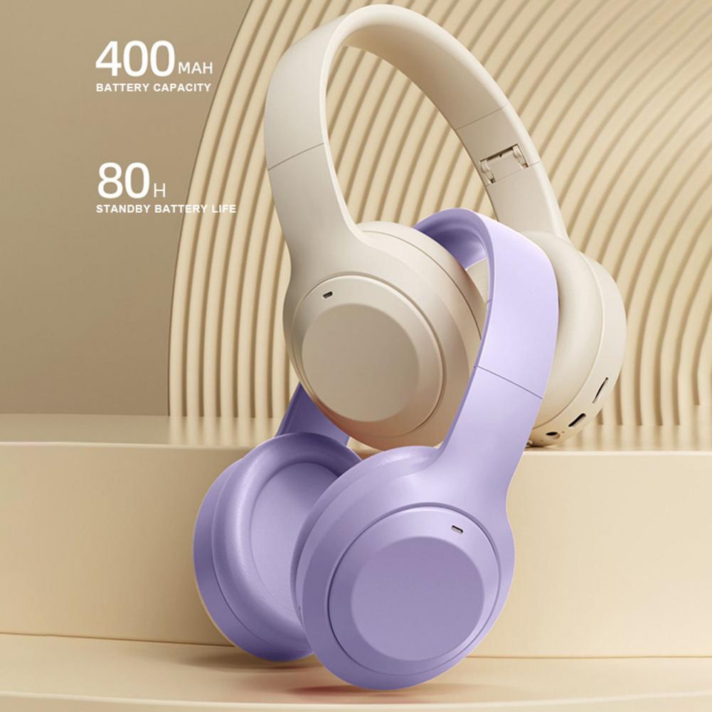 Wireless Headset Over-Ear-Kopfhörer mit aktiver Geräuschunterdrückung Hi-Res Audio Bluetooth-kompatibles Headset für Musik
