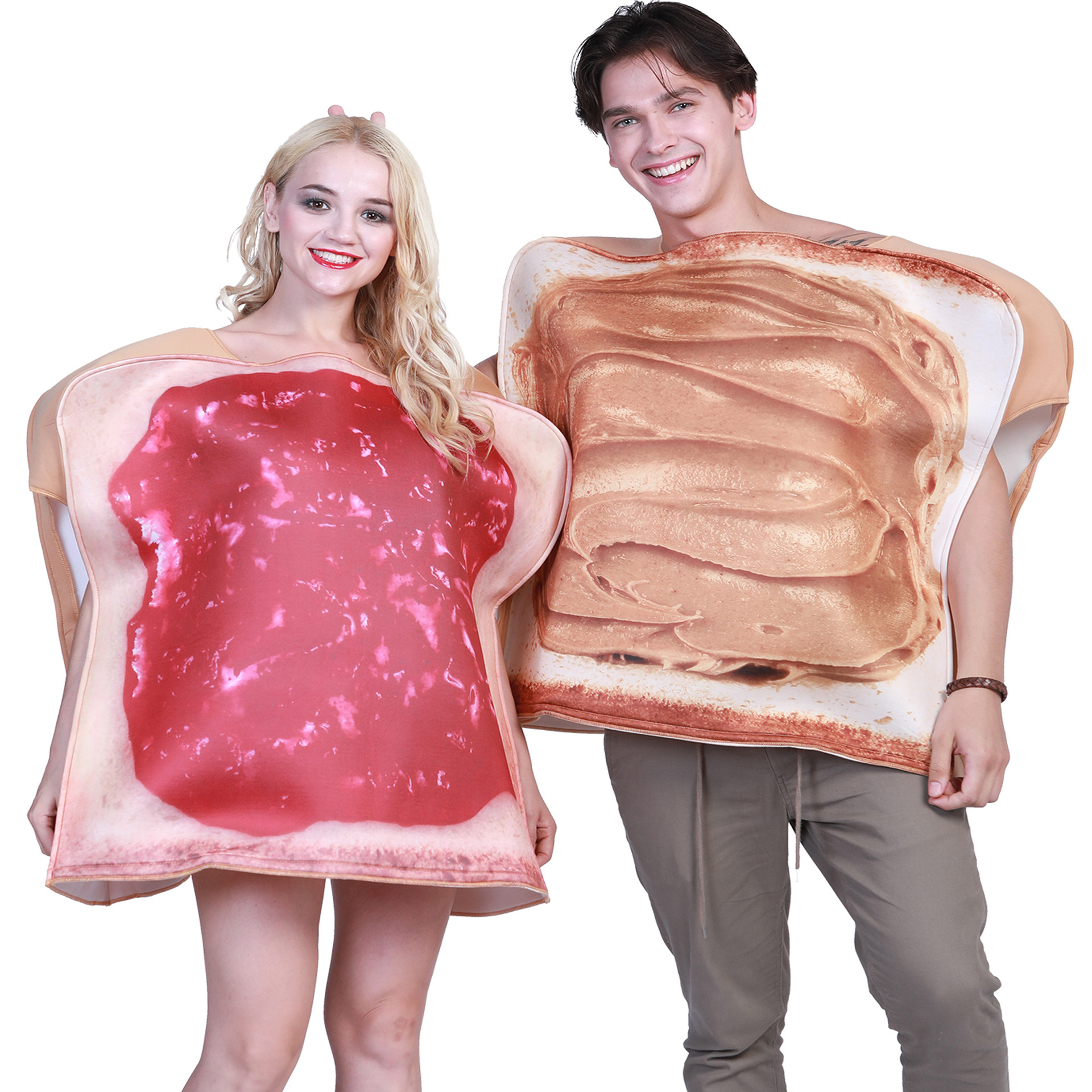 Drôle Couple Costumes Halloween noël Cosplay viande nourriture ensemble déguisement adulte fête Costume fantasia casal haloween adulto
