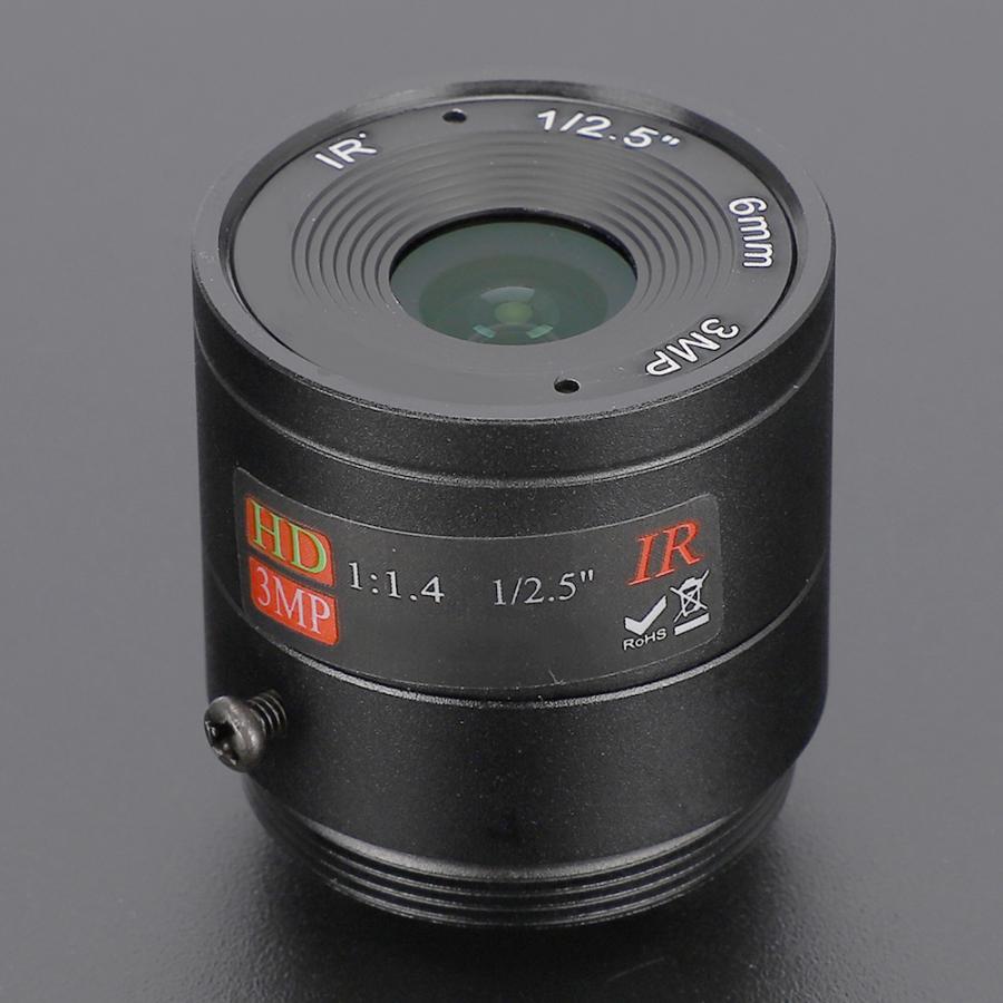 6mm 3MP F1.4 1/2.5 CS Mount CCTV Lens for Camera Camera Lens