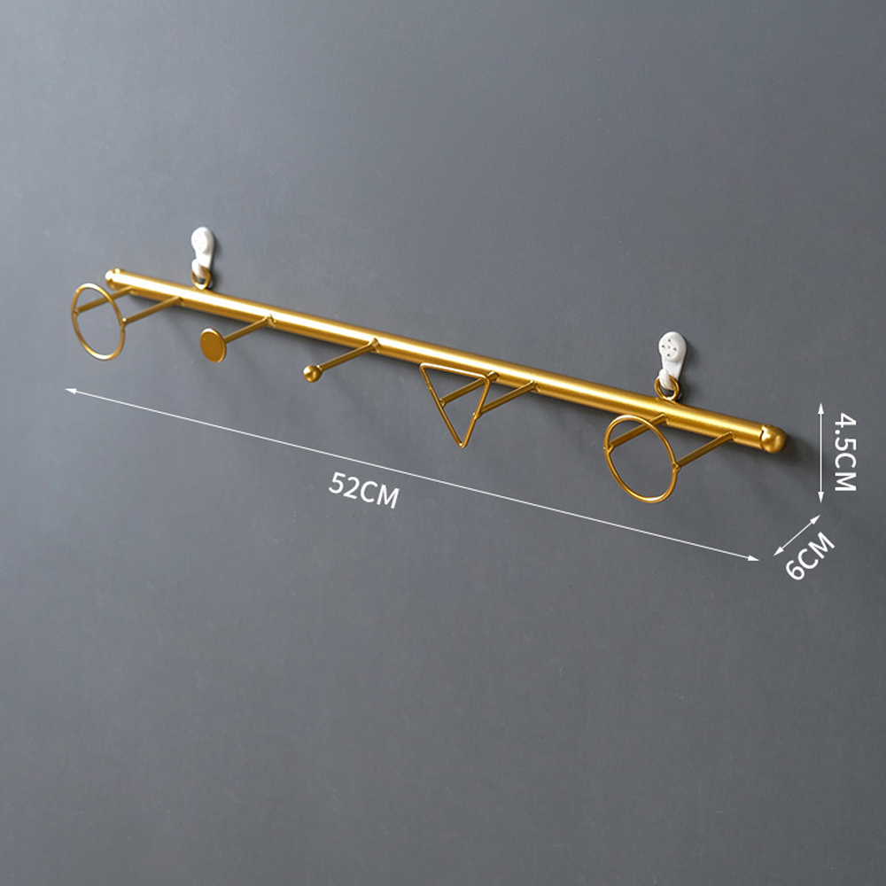 Bathroom Living Room Wall Shelf With Hook Wall Mounted Lockers Entrance Key Hanging Home Decoration Nordic: 1