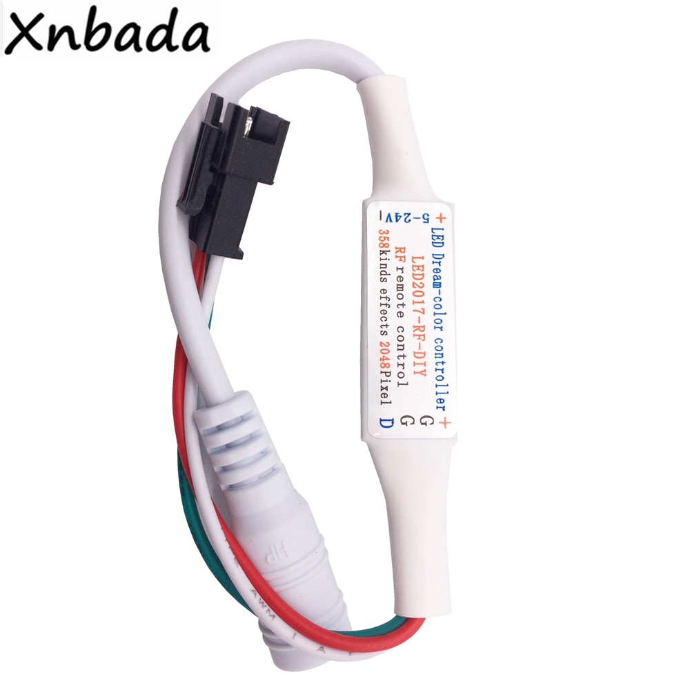 WS2811 WS2812B Rgb Led Light Strip Controller Wireless Rf 14 Toetsen Afstandsbediening Ondersteuning 2048Pixels DC5-12V