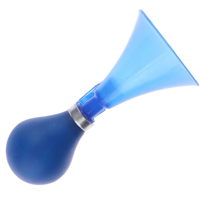 Campana de bicicleta para niños, timbre fuerte con forma de cuerno de aire para bicicleta de carretera, timbre para manillar, accesorios para bicicleta: Azul