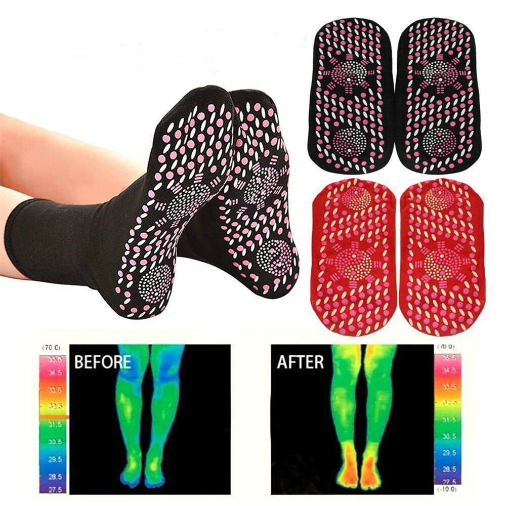 Self-heating Magnetic Socks for Women Men Self Heated Socks Tour Magnetic Therapy Comfortable Winter Warm Massage Socks Pression