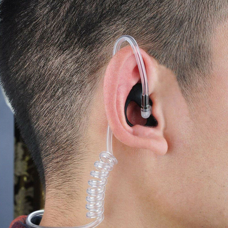 2 uds moldes para los oídos suave 2 vías Radio Earmold reemplazo de auricular inserto para tubo de bobina acústica kits de audio accesorios para auriculares