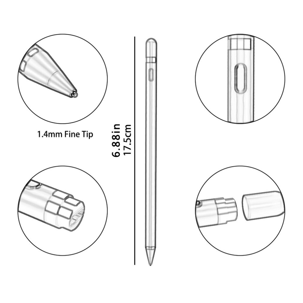 Til apple pencil 2 1 ipad pen touch til ipad pro 10.5 11 12.9 til stylus pen til ipad mini 4 5 air 1 2 3