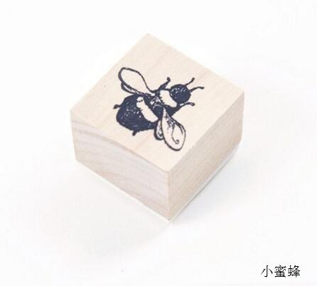 Sellos de sello de goma para álbum de fotos, sellos de madera para decoración de álbum de recortes, DIY, planta en el bosque, 1 ud.: 2