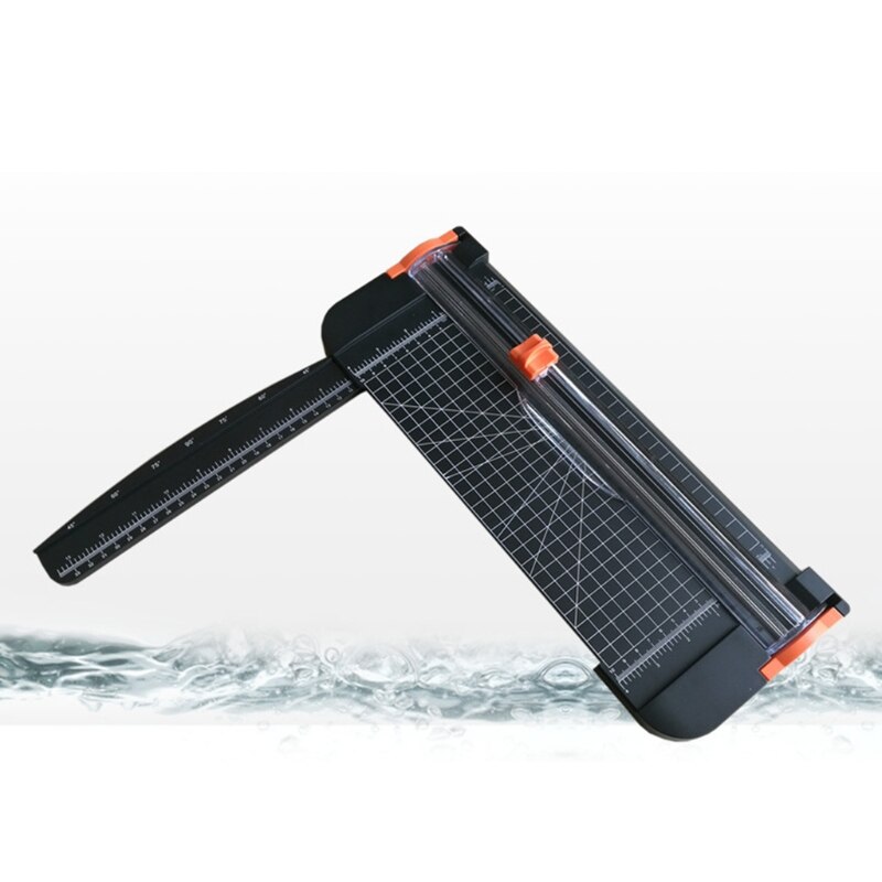 Plastic Base A4 Paper Trimmer Plastic Base Triangular Blade Sliding Paper Cutter