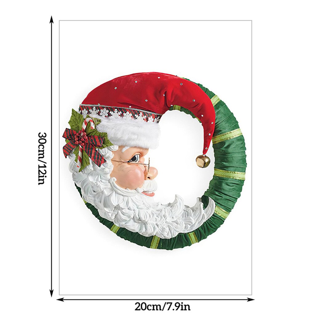 Christmas Window Sticker PVC Waterproof Wallpaper Decorative Santa Claus Sticker Home Shop Office Christmas Decoration stickers: 9