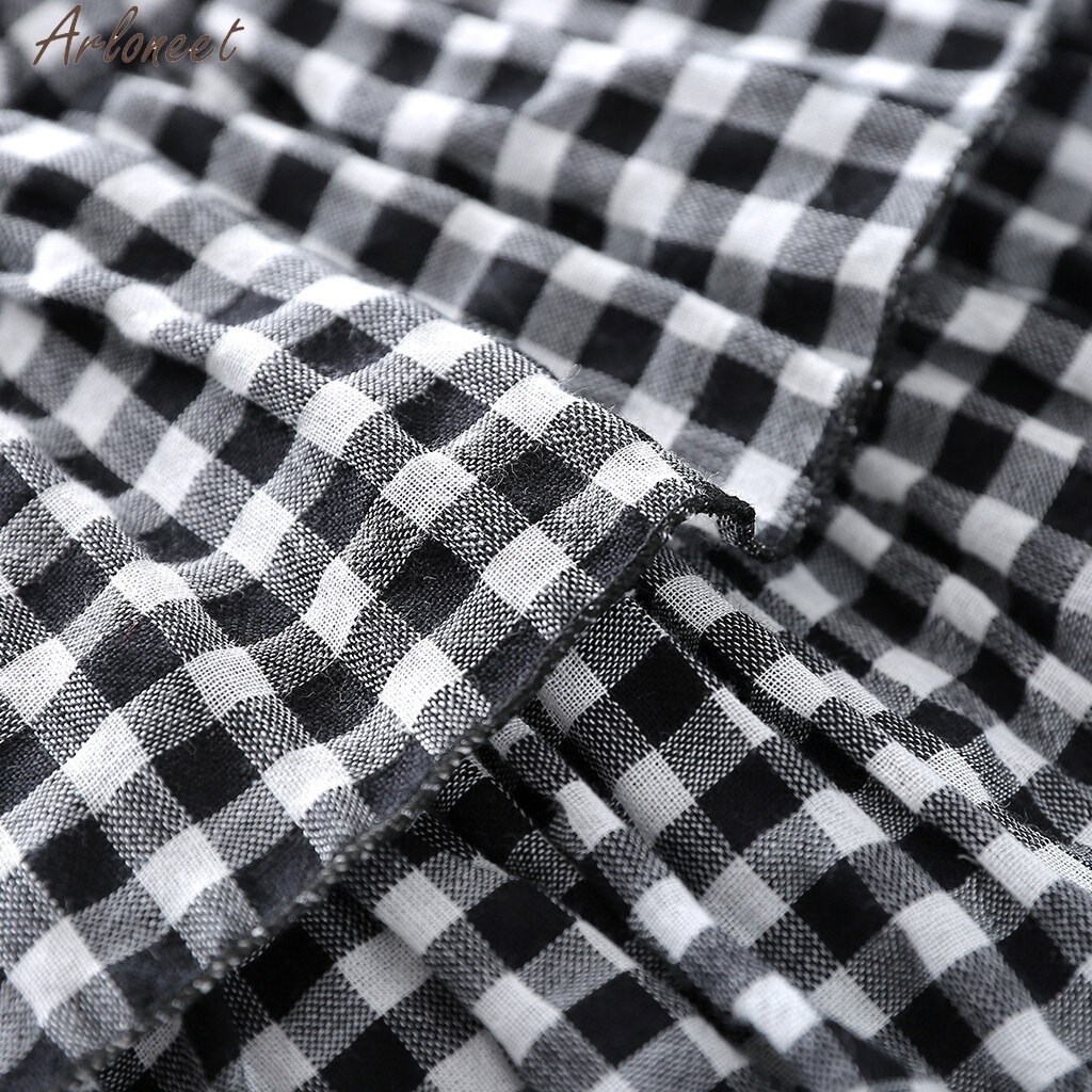 ARLONEET Gingham Überprüfen mehrschichtig Kilt Plaid Felsen Mädchen Nette freundlicher Kleidung 19beschädigen26 Weibliche Röcke Für Mädchen