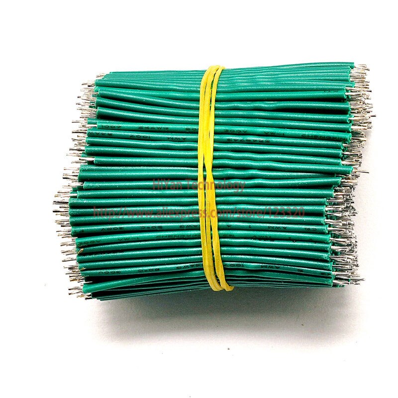 (50pcs/lot) 20cm 200mm 24AWG Colors Double Tinned Tin Plated Electronic Copper Wire Jumper Wire Cable Easy to Welding: Green 20CM 50pcs