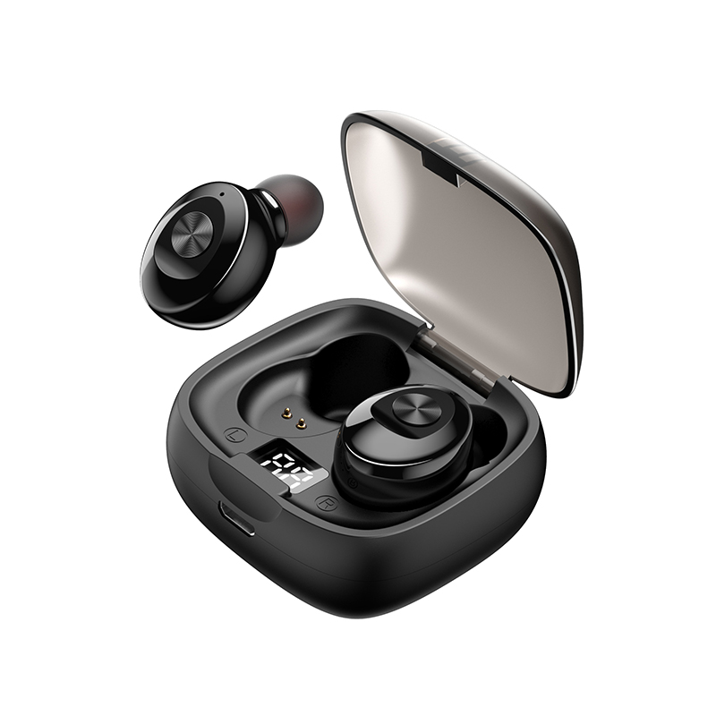 True Wireless Earbuds In-ear Bluetooth 5.0 Earphones Noise Canceling Handsfree Sports Headphones IPX5 Waterproof with Microphone: D-U