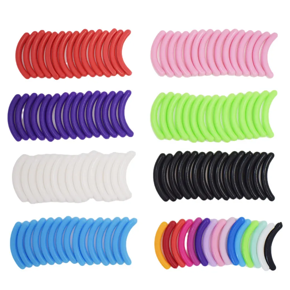 Almofadas de substituição para modelador de cílios, tipo universal, curvador de borracha elástica alta, ferramenta de beleza, substituição de maquiagem, 20 peças
