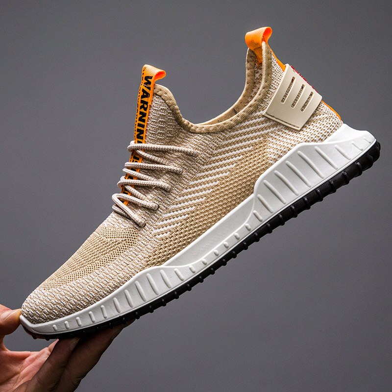 Mesh sko herre sneakers afslappet snøresko letvægts vulkanisere walking sneakers zapatillas hombre herre high top sneakers