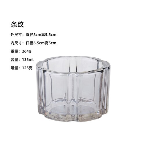 Crystal Tea Light Candle Holders Modern Party Craft Luxury Votive Candlestick Transparent Tabl Glass Bougeoir Home Decoration: Style4