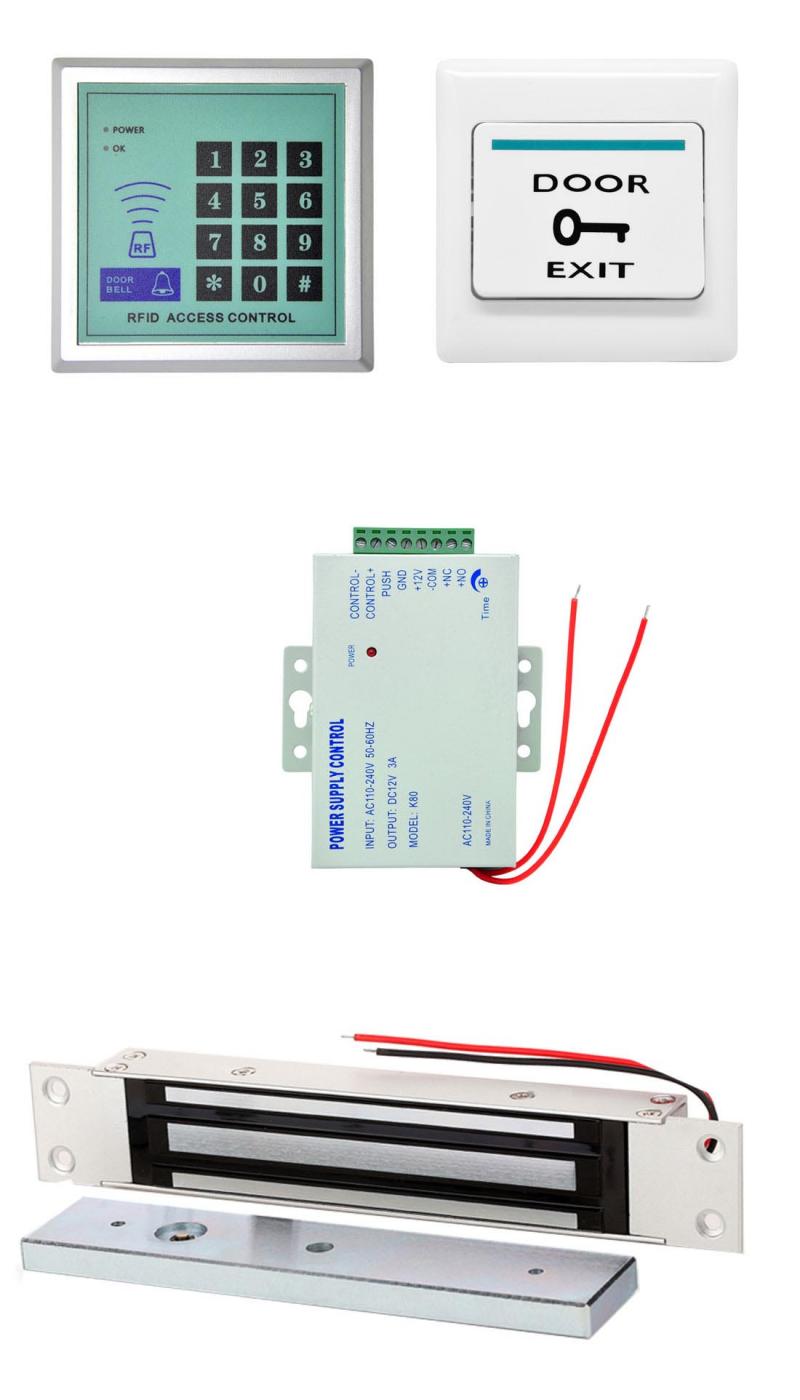 IN STOCK1Pc RFID Access Control System Device Machine Security Electronic Entry Door Lock Access Control Home Security Tool