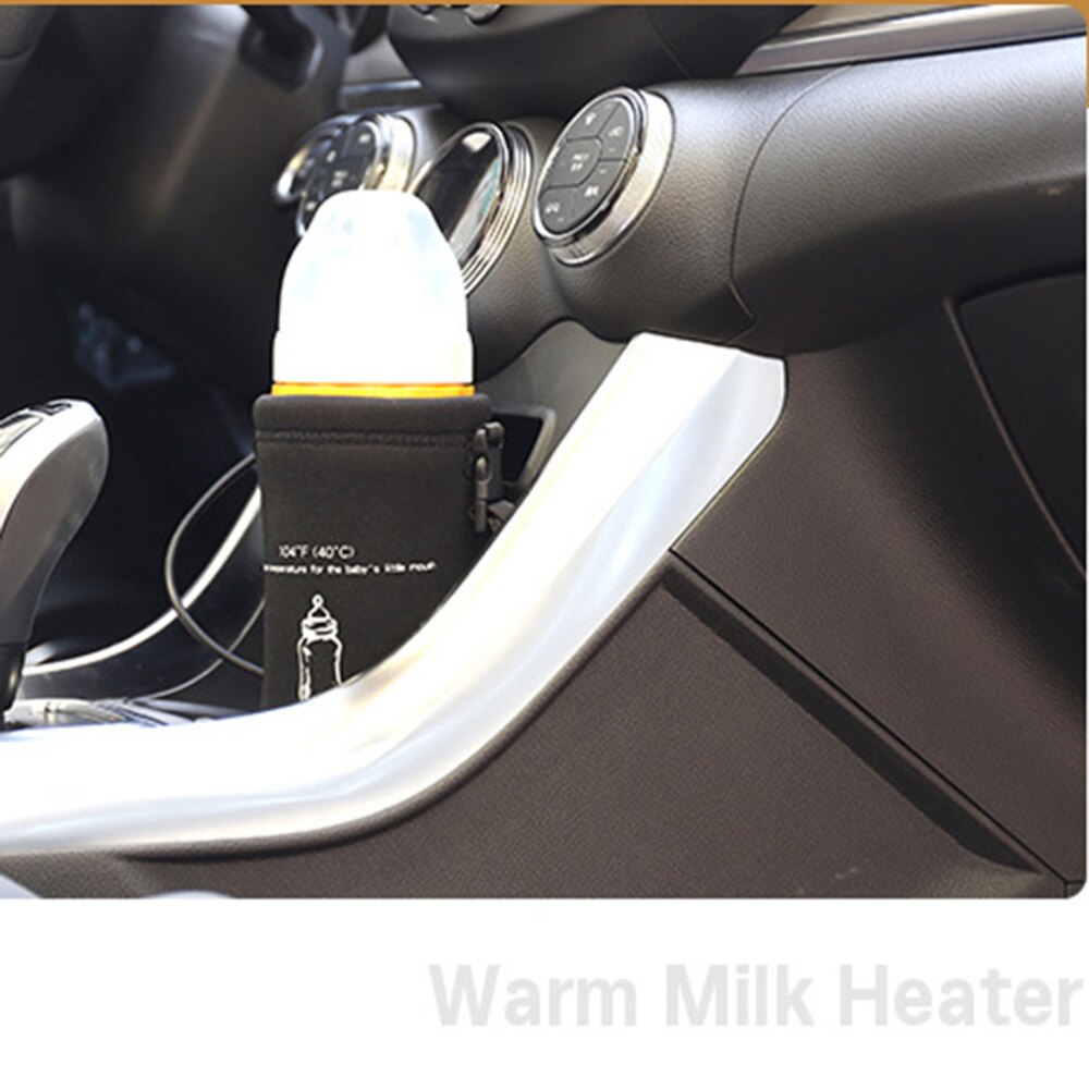 12v dc universal bil rejse flaskevarmer varmelegeme 104 ℉ 40 ℃ madmælk safty flaske sterilisator med bil cigarettænder kabel