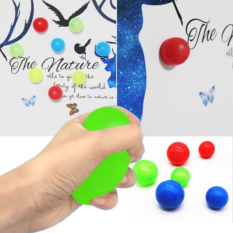 Globbles, Anti Stress Reliever Balls, Squish & Fidget Toys, Sticky Wall Balls Alleviate Tension, Anxiety Christmas for Kids