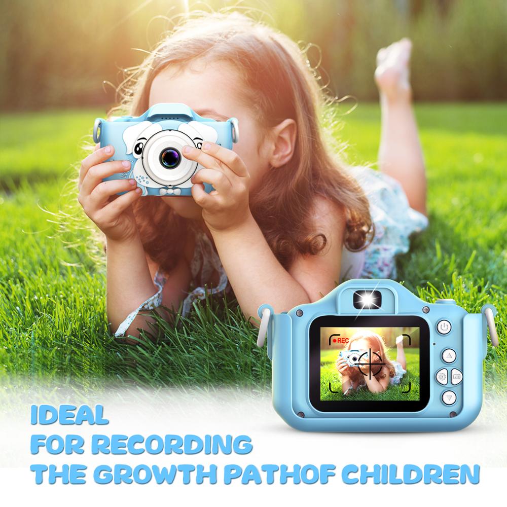 Børn digitalkamera børn tegneserie videokamera 2.0 tommer 2000w pixels perfekt legetøj til drengepiger