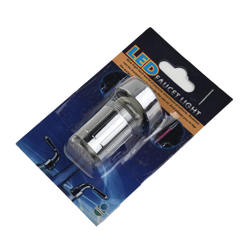 Led-kraan Kraan LED-lichtkraan Gloeiende kraan Verlichte binnendraadadapter Keuken Badkamer Wastafel Onderdelen Led-kraan